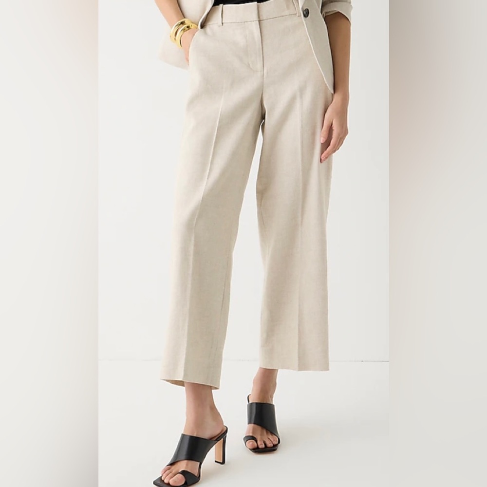 Sydney pant in stretch linen blend